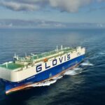 Seaspan、初の10,800CEU級LNG二元燃料自動車専用船を受領