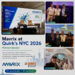 Mavrix、Quirk’s New YorkでAI時代における「信頼できる人間によるエビデンス」の重要性を主張